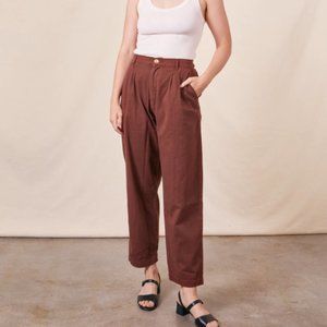 NWOT Big Bud Press Fudgesicle Brown Trousers S Petite